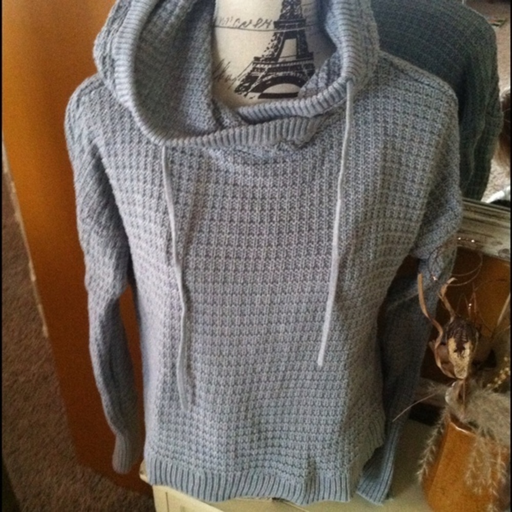 VS Hooded Waffle Knit Sweater S/P